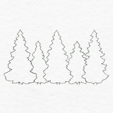 Simple Evergreen Trees (Quilting)