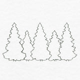 Simple Evergreen Trees (Quilting)