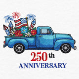 America 250th Anniversary Retro Truck