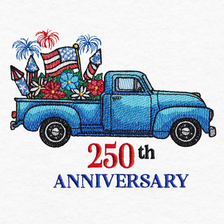 America 250th Anniversary Retro Truck