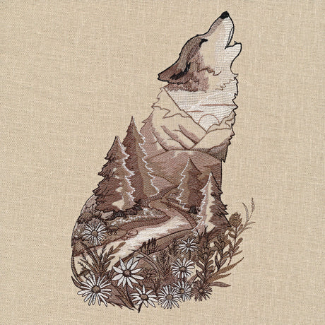 Wolf Nature Scene