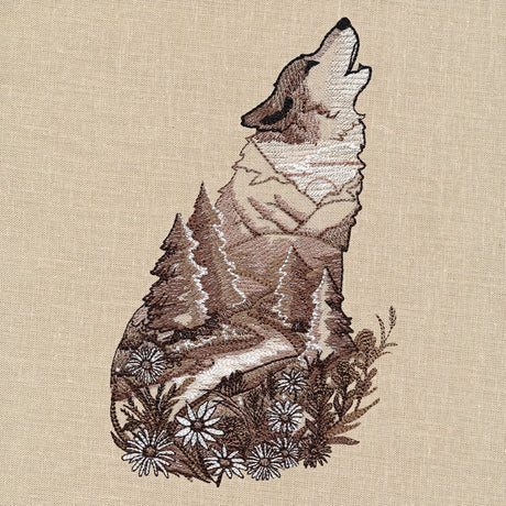 Wolf Nature Scene