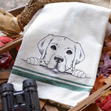 Peeking Labrador Retriever Sketch
