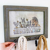 Welcome Y'all Farm Animals Sign