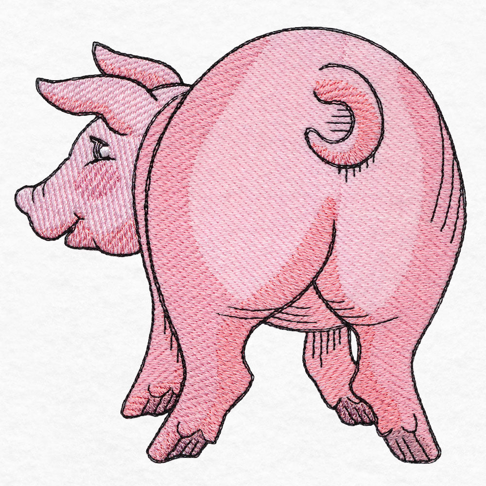 Barn Butts - Pig