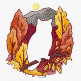 Autumn Owl Silhouette (Embossed)