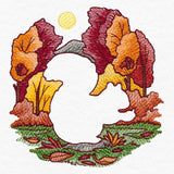 Autumn Squirrel Silhouette (Embossed)
