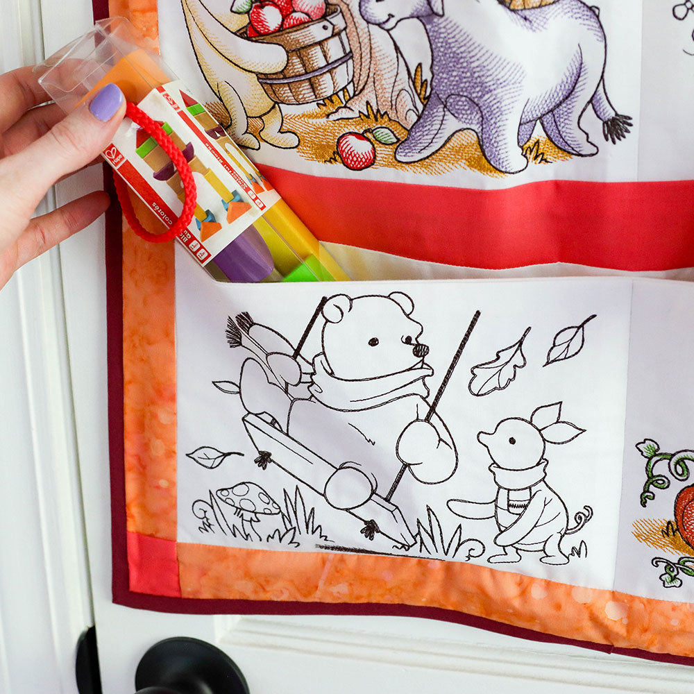 Pooh Bear and Friends in Fall - Swing