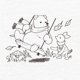 Pooh Bear and Friends in Fall - Swing