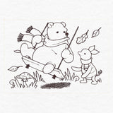 Pooh Bear and Friends in Fall - Swing