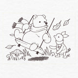 Pooh Bear and Friends in Fall - Swing