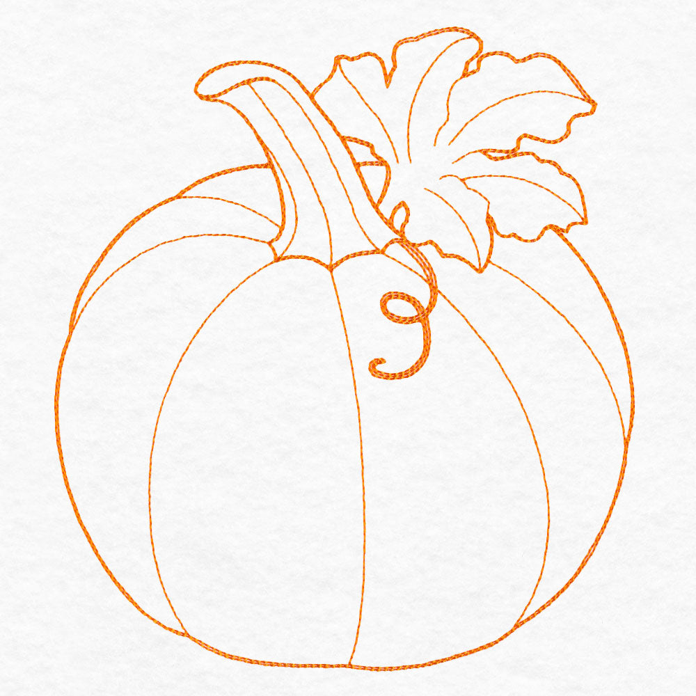 Simple Pumpkin (Quilting)