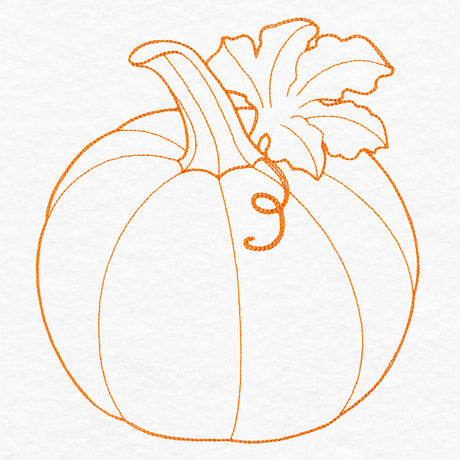 Simple Pumpkin (Quilting)