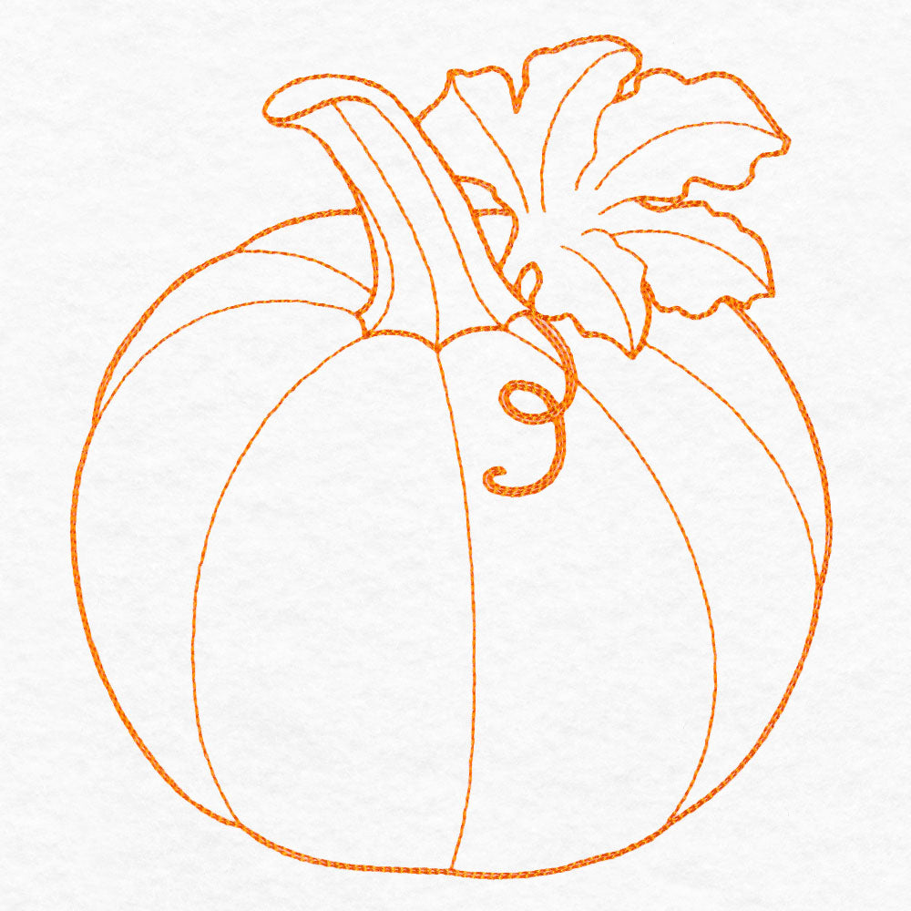 Simple Pumpkin (Quilting)