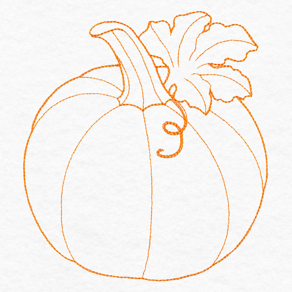 Simple Pumpkin (Quilting)