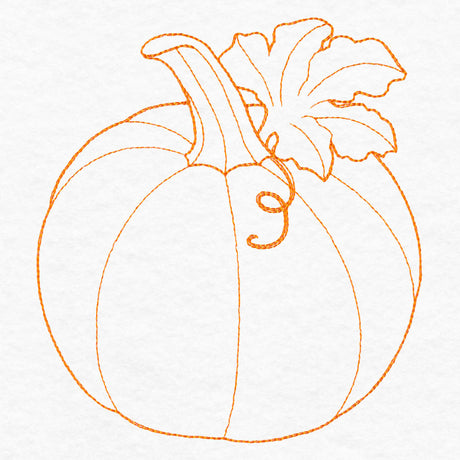 Simple Pumpkin (Quilting)