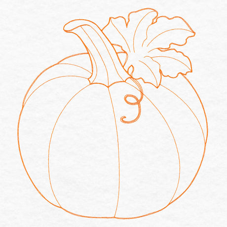 Simple Pumpkin (Quilting)