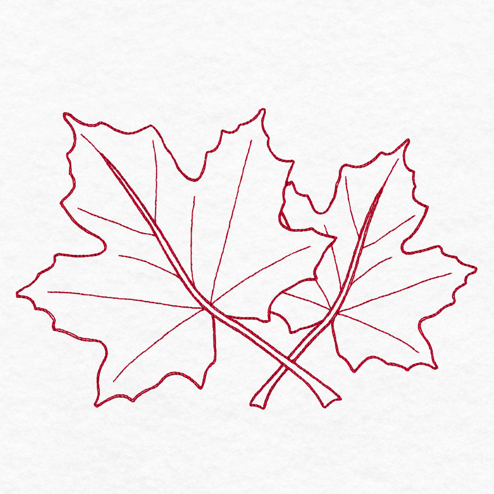 Simple Maple Leaves (Quilting)