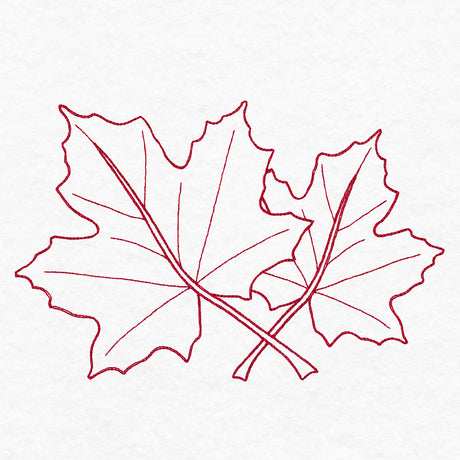 Simple Maple Leaves (Quilting)