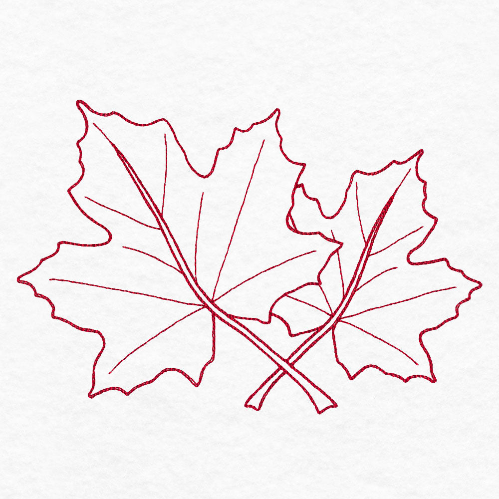 Simple Maple Leaves (Quilting)