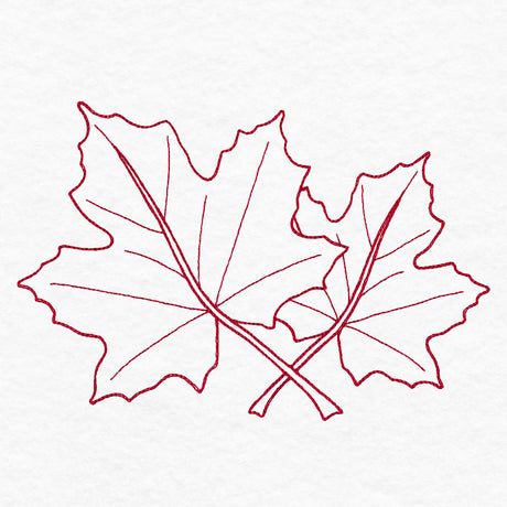 Simple Maple Leaves (Quilting)