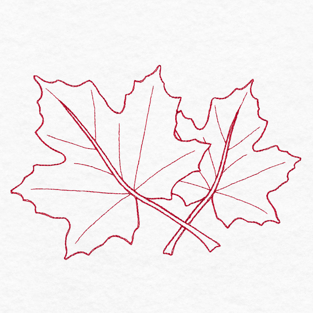 Simple Maple Leaves (Quilting)