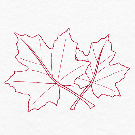 Simple Maple Leaves (Quilting)
