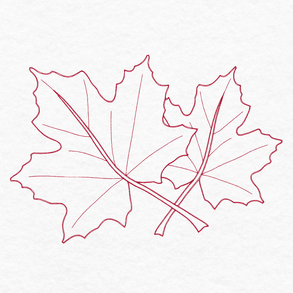 Simple Maple Leaves (Quilting)