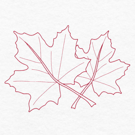 Simple Maple Leaves (Quilting)