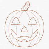 Simple Jack o' Lantern (Quilting)