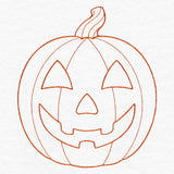 Simple Jack o' Lantern (Quilting)