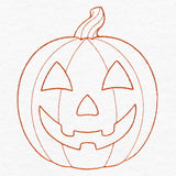 Simple Jack o' Lantern (Quilting)