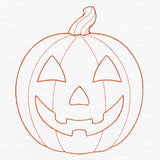 Simple Jack o' Lantern (Quilting)