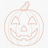 Simple Jack o' Lantern (Quilting)