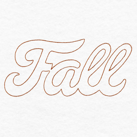 Simple Fall Script (Quilting)