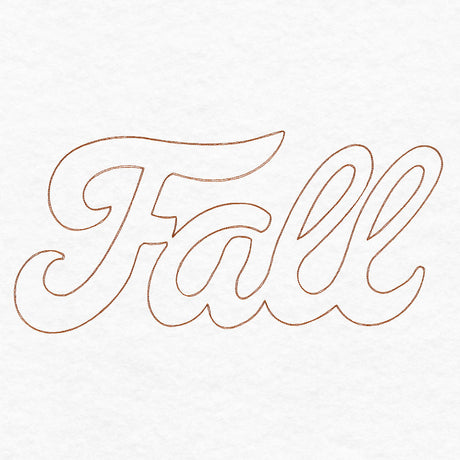 Simple Fall Script (Quilting)