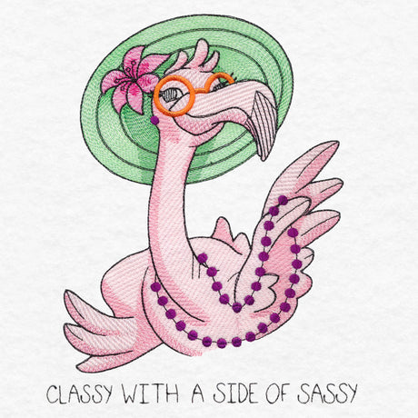 Classy & Sassy Flora Flamingo
