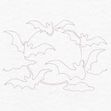 Halloween Hijinks - Bats (Edge-to-Edge Quilting)