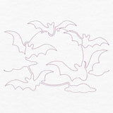 Halloween Hijinks - Bats (Edge-to-Edge Quilting)