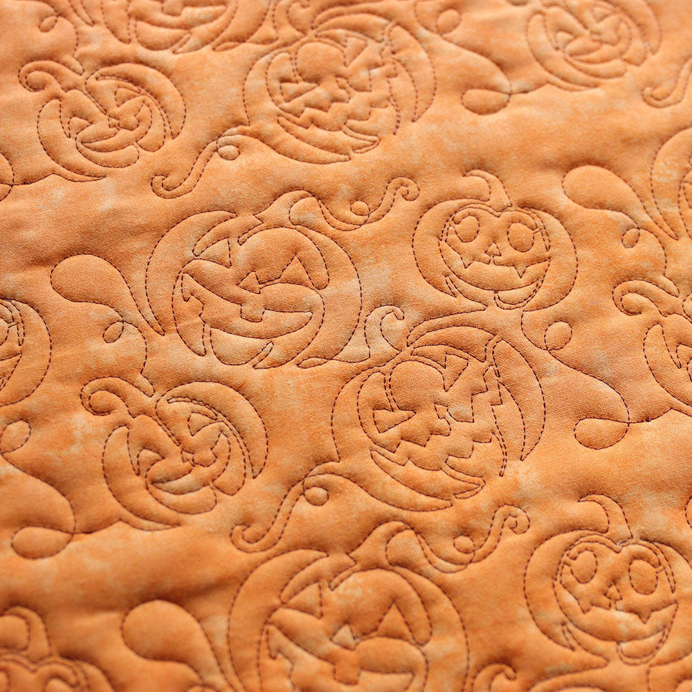 Halloween Hijinks - Jack o' Lanterns (Edge-to-Edge Quilting)