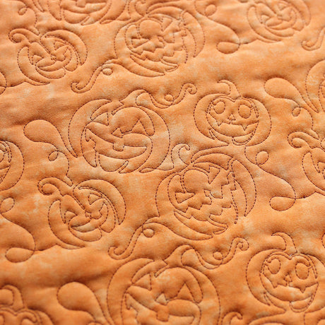 Halloween Hijinks - Jack o' Lanterns (Edge-to-Edge Quilting)