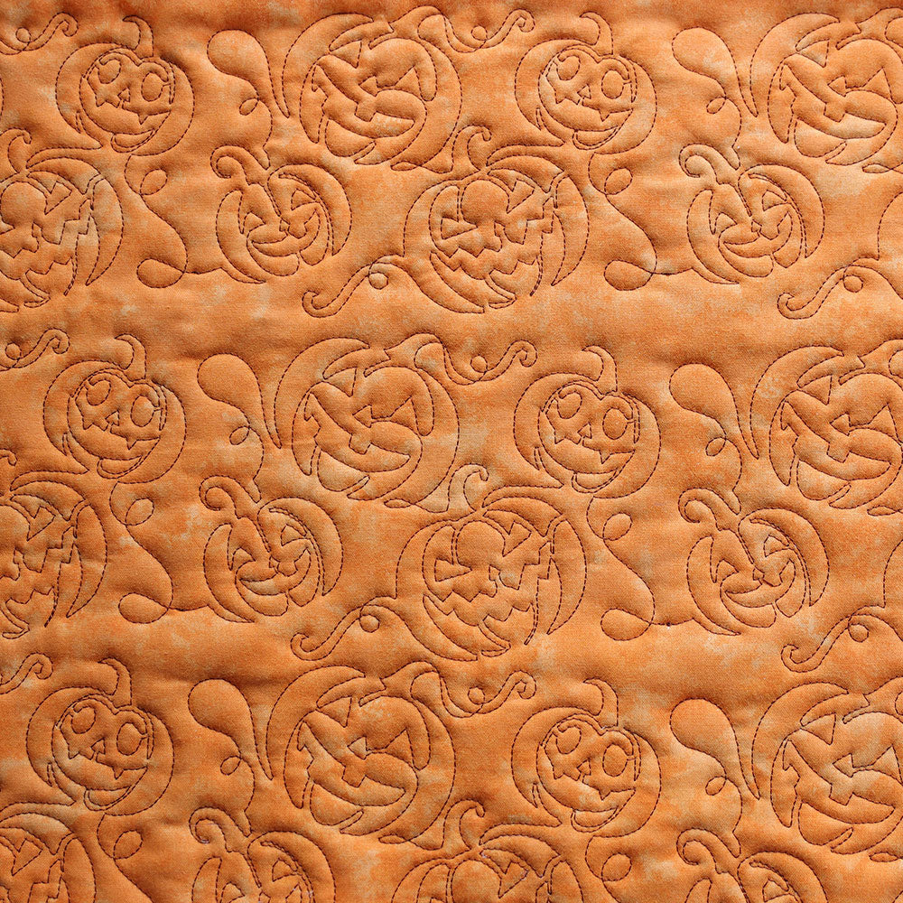 Halloween Hijinks - Jack o' Lanterns (Edge-to-Edge Quilting)