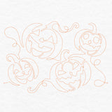 Halloween Hijinks - Jack o' Lanterns (Edge-to-Edge Quilting)
