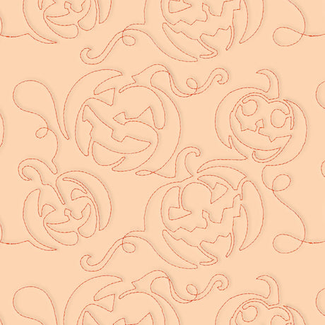 Halloween Hijinks - Jack o' Lanterns (Edge-to-Edge Quilting)