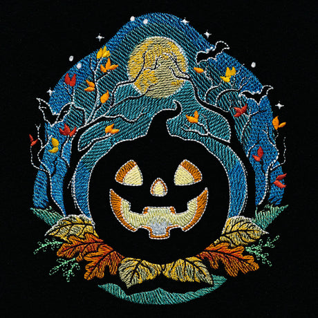 Jack o' Lantern Silhouette (Embossed)