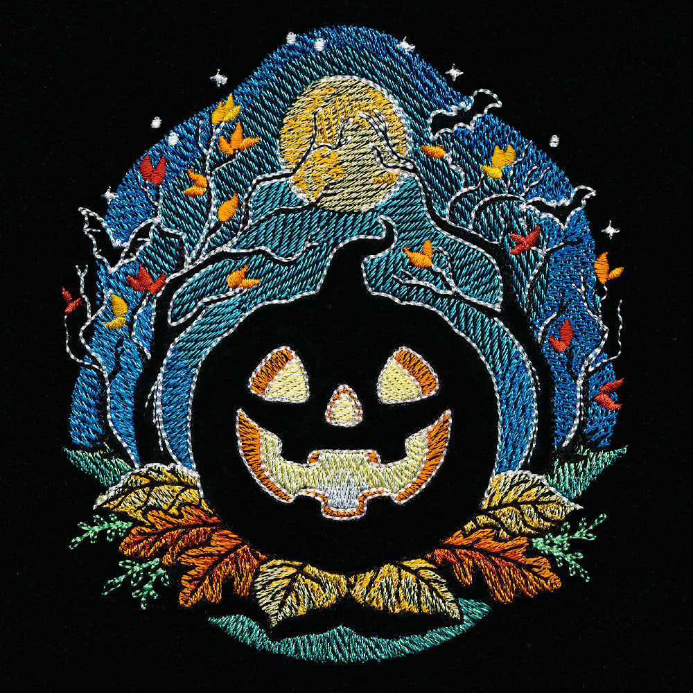 Jack o' Lantern Silhouette (Embossed)