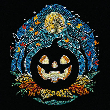 Jack o' Lantern Silhouette (Embossed)