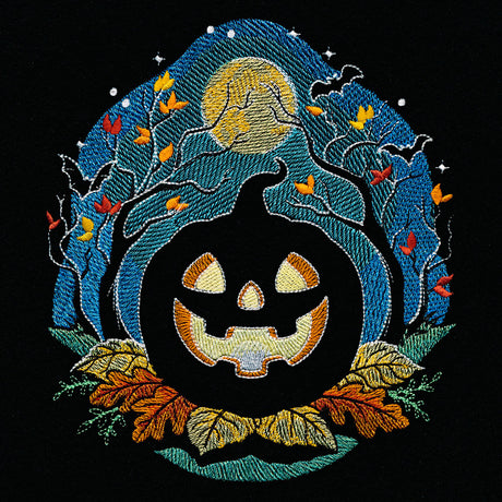 Jack o' Lantern Silhouette (Embossed)
