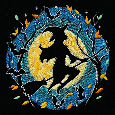 Witch Silhouette (Embossed)