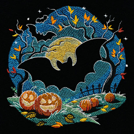 Bat Silhouette (Embossed)